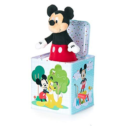  KIDS PREFERRED Disney Baby Mickey Mouse Jack in The Box Musical Toy for Babies , White