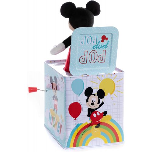  KIDS PREFERRED Disney Baby Mickey Mouse Jack in The Box Musical Toy for Babies , White