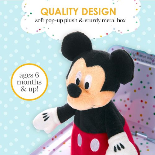  KIDS PREFERRED Disney Baby Mickey Mouse Jack in The Box Musical Toy for Babies , White