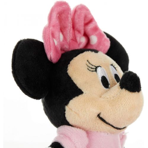 디즈니 KIDS PREFERRED Disney Baby Minnie Mouse Stuffed Animal Plush Toy Mini Jingler, 6.5 inches