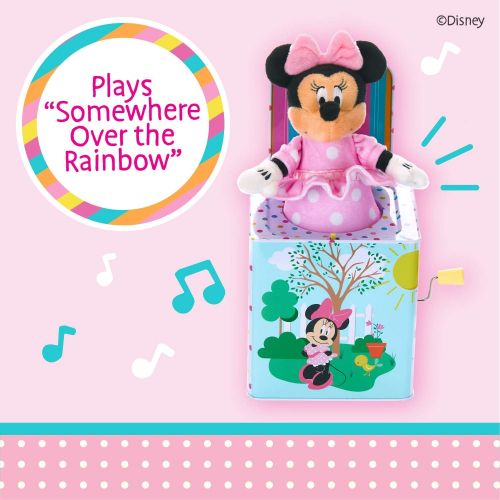  KIDS PREFERRED Disney Baby Minnie Mouse Jack in The Box Musical Toy for Babies , Pink