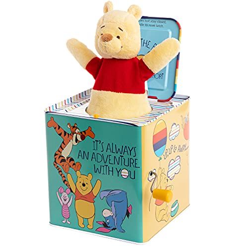  KIDS PREFERRED Disney Baby Winnie The Pooh Jack in The Box Musical Toy for Babies Multi ,6.5