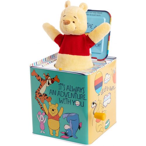  KIDS PREFERRED Disney Baby Winnie The Pooh Jack in The Box Musical Toy for Babies Multi ,6.5