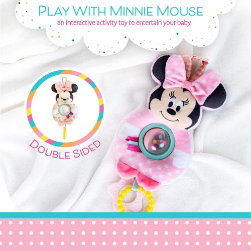  KIDS PREFERRED Disney Baby Minnie Mouse Spinner Ball On The Go Activity Toy