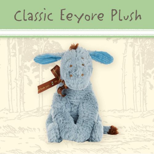  KIDS PREFERRED Disney Baby Classic Winnie the Pooh and Friends Stuffed Animal, Eeyore 9 Inches