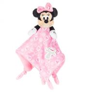 KIDS PREFERRED Disney Baby Minnie Mouse Plush Stuffed Animal Snuggler Blanket Pink
