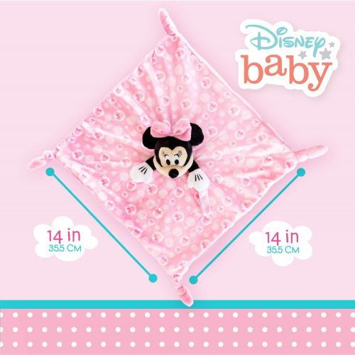  KIDS PREFERRED Disney Baby Minnie Mouse Plush Stuffed Animal Snuggler Blanket Pink