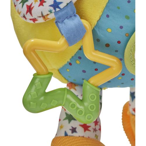  KIDS PREFERRED The World of Eric Carle, The Very Hungry Caterpillar Developmental Duck Rattle Clip for Babies