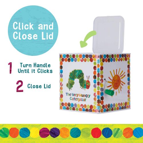  KIDS PREFERRED World of Eric Carle, The Very Hungry Caterpillar Jack in the Box