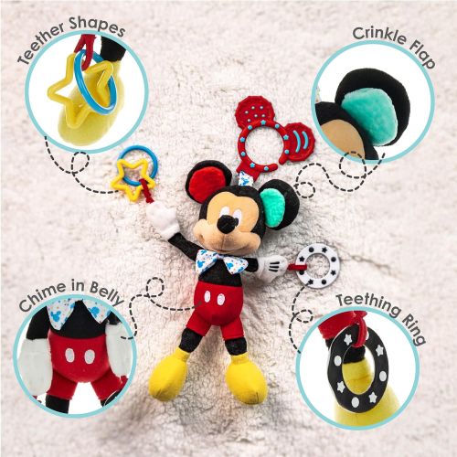  KIDS PREFERRED Baby Mickey Mouse On The Go Pull Down Activity Toy