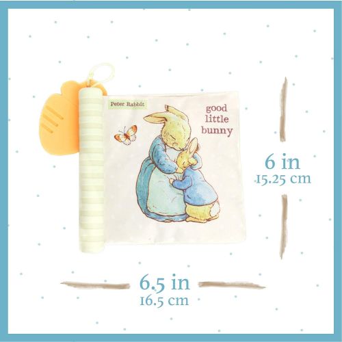  KIDS PREFERRED Beatrix Potter Peter Rabbit Soft Teether Book