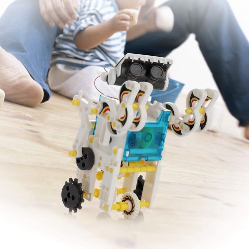  KIDWILL 13-in-1 Educational Solar Robot Kit for Kids, STEM Science Toy Solar Power Building Kit Puzzle DIY Assembly Battery Operated Robotic Set, for Kids Teens and Science Lovers