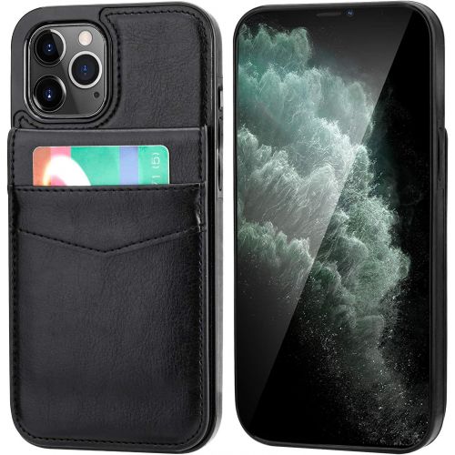  [아마존베스트]KIHUWEY Compatible with iPhone 12 Pro Max Case Wallet with Credit Card Holder, Premium Leather Magnetic Clasp Kickstand Heavy Duty Protective Cover for iPhone 12 Pro Max 6.7 Inch(B