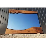 KIINTfurnituredesign Modern Wall Mirror - Wooden Live Edge Mirror