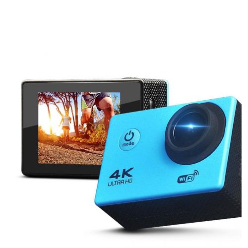  KIKIYA 4K 16MP Wifi Ultra HD Action Kamera Wasserdicht Sport Cam Fernbedienung 98ft Unterwasser 20 Zubehoer fuer Skifahren, Schnorcheln, Schwimmen und Radfahren