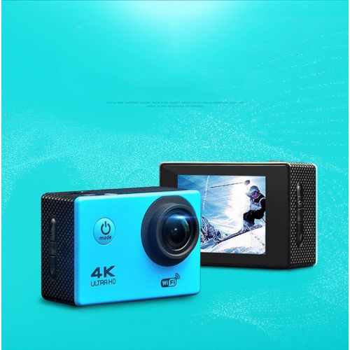  KIKIYA 4K 16MP Wifi Ultra HD Action Kamera Wasserdicht Sport Cam Fernbedienung 98ft Unterwasser 20 Zubehoer fuer Skifahren, Schnorcheln, Schwimmen und Radfahren