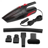 KIMISS DC12V 120W Wired Car Portable Vacuum Cleaner Wet Dry Dust Catcher with Light