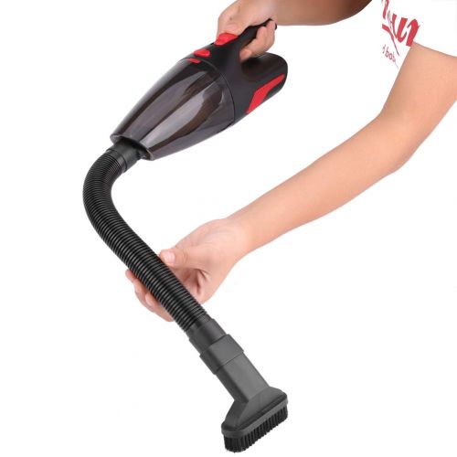  KIMISS DC12V 120W Wired Car Portable Vacuum Cleaner Wet Dry Dust Catcher with Light