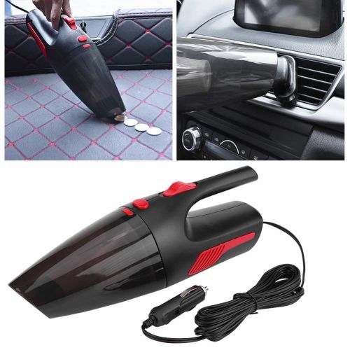  KIMISS DC12V 120W Wired Car Portable Vacuum Cleaner Wet Dry Dust Catcher with Light