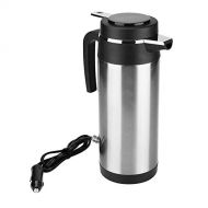 KIMISS 1200ML 12 V / 24 V Auto Wasserkocher Edelstahl Elektrische In-Car Wasserkocher Reise Trinkbecher Reise Kaffeetasse Wasserflasche(12V) …