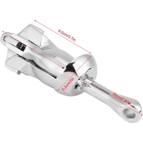  [아마존베스트]KIMISS Stainless Steel Boots Folding Grapnel Anchor Docking Hardware for Marine Yacht