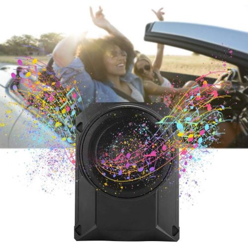  KIMISS 600 W Subwoofer, Auto Active Subwoofer Under Seat Woofer Speaker Universal Audio Amplifier (Black)