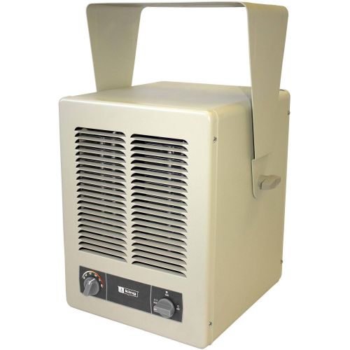  King KBP2406 240V 6000W Fixed Mount Garage Heater, White