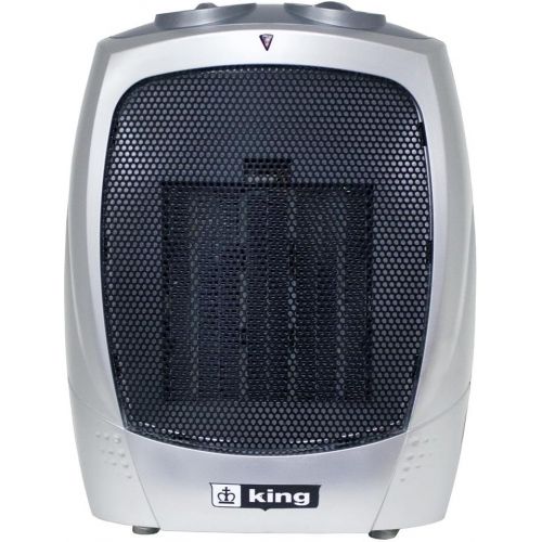  King Electric PH-2 1500-watt Portable Ceramic Heater, Silver