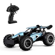 [아마존베스트]Rc Cars, KINGBOT 2.4 Ghz 1:18 Scale 2WD Remote Control Car Toys 14 Km/H All Terrain Radio Control Off-Road Vehicle with 50M Control & 20 Mins Play Time for Kids Birthday Gifts (306