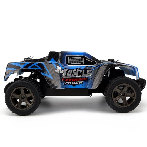  KINGBOT RC Cars, 20 MPHh 1:18 Scale 2.4Ghz High Speed Radio Control Die-Cast Off-Road Vehile with 50 Meter Remote Control Racing Cars