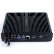 /KINGDEL Kingdel NC860 Fanless Mini PC, Slim Desktop Computer, Intel i7-8550U 8th Gen. 4 Cores CPU, 16GB DDR4 RAM, 256GB SSD, 4K 4096x2304, HDMI, DP, WiFi, Metal Case, Windows 10 Pro