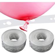 [아마존베스트]KINGGRID Balloon Decorating Strip, 16.5, for Party (2 Pack), Clear