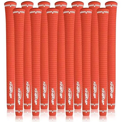  KINGRASP Golf Grips, Standard/Mid Size 5 Colors for Choice, Rubber Golf Club Grips 2022 Golf Grips Kit