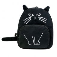 KINGSEVEN Cute Cat Canvas Backpack School Shoulder Bookbag Travel Daypack