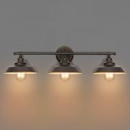 [아마존 핫딜]  [아마존핫딜]KINGSO KingSo Bathroom Vanity Light 3 Light Wall Sconce Fixture Industrial Indoor Wall Mount Lamp Shade for Bathroom Kitchen Living Room Workshop Cafe
