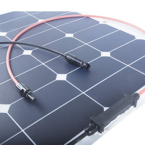  KINGSOLAR Flexible Solar Panel 50W 18V ETFE Bendable Ultra Thin Solar Charger with MC4 Cable Charging for Car Boat Battery