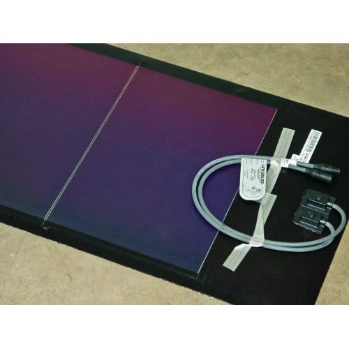  Unisolar 128 Watt Flexible Solar Panel PV Laminate - 24 volt with quick connect cables. 216 inch x 15.5 inches - Peel & Stick