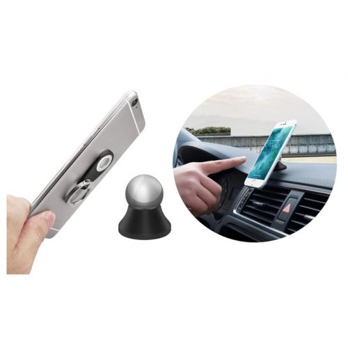  KINGSTER Magnetic Mini Bracket Mobile Device Car Holder (123 Pack)