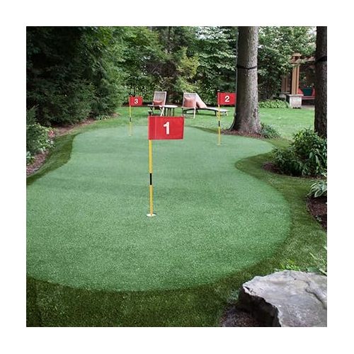  KINGTOP Golf Hole Cup for Backyard Practice Putting Green, Fit PGA | LPGA | USGA Regulations, ABS Ivory White, Outdoor Indoor Golf Putting Cup