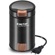 KingTop Elektrische Kaffeemuehle Schlagmesser Kraftige 200 Watt zum mahlen Kaffeebohnen Krautern Nuesse Gewuerze Getreide