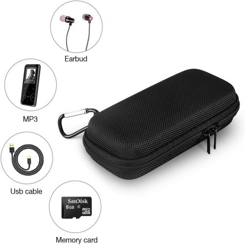  [아마존베스트]MP3 MP4 Player Case KINGTOP Durable Hard Shell Travel Carrying Case for MP3 MP4 Players,iPod Nano,iPod Shuffle,USB Cable,Earphones,Memory Cards,U Disk,Keys (L) (5.3x2.1x1.5inch)