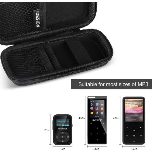  [아마존베스트]MP3 MP4 Player Case KINGTOP Durable Hard Shell Travel Carrying Case for MP3 MP4 Players,iPod Nano,iPod Shuffle,USB Cable,Earphones,Memory Cards,U Disk,Keys (L) (5.3x2.1x1.5inch)