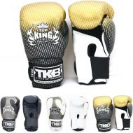 Top King Gloves Color Black White Red Blue Gold Size 8, 10, 12, 14, 16 oz Design Air, Empower, Superstar, and more for Training and Sparring Muay Thai, Boxing, Kickboxing, MMA (Sup