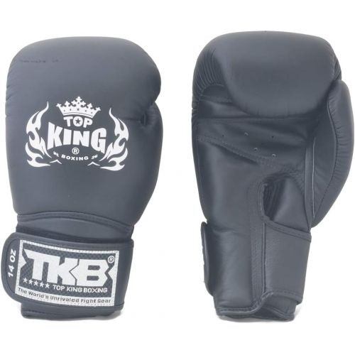  Top King Gloves Color Black White Red Blue Gold Size 8, 10, 12, 14, 16 oz Design Air, Empower, Superstar, and more for Training and Sparring Muay Thai, Boxing, Kickboxing, MMA (Air