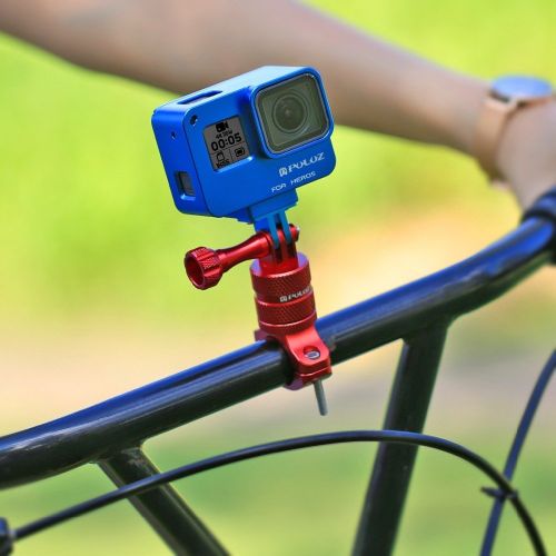  KINGWON Kingwon Bike Clip Halterung Drehbar Fahrrad Rack Aluminium Legierung Fahrrad Lenker Adapter Halterung mit Schraube fuer GoPro Fusion, Hero5/hero4Session, Hero 65, Xiao Mi Yi mijia