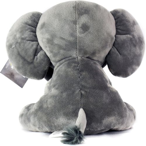  [아마존베스트]KINREX Stuffed Elephant Animal Plush - Toys for Baby, Boy, Girls - Great for Nursery, Room Decor, Bed - Grey - Measures 9 Inches