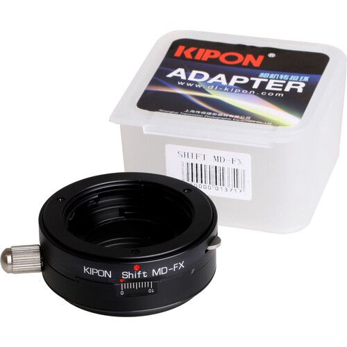  KIPON Shift Lens Adapter for Minolta MD Lens to FUJIFILM FX Camera