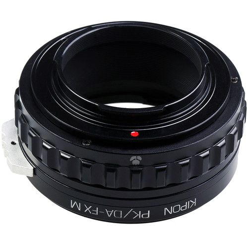  KIPON Macro Lens Mount Adapter with Helicoid for Pentax K-Mount, DA Series Lens to FUJIFILM X-Mount Camera