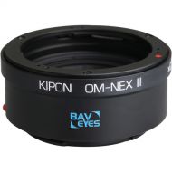 KIPON Baveyes 0.7x Mark 2 Lens Mount Adapter for Olympus OM-Mount Lens to Sony E-Mount Camera