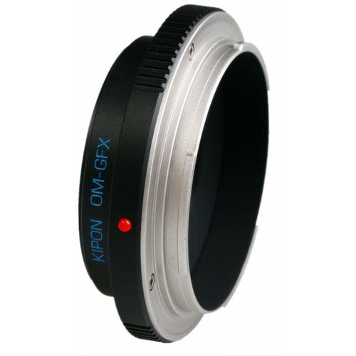  KIPON Lens Mount Adapter for Olympus OM Lens to FUJIFILM GFX Camera